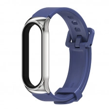 Ремінець MiJobs з металевою капсулою для Xiaomi Mi Band 7 Синій